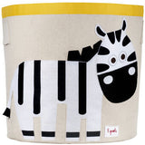 3 Sprouts Storage Bin - Zebra - Makaboo.com