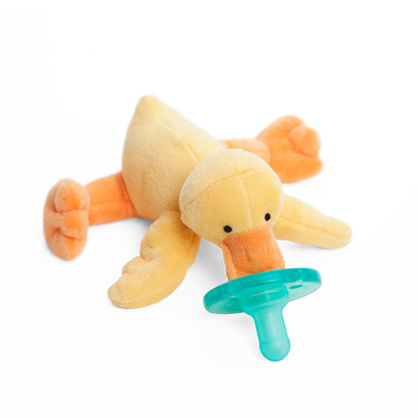 WubbaNub Pacifier Baby Yellow Duck - Makaboo.com