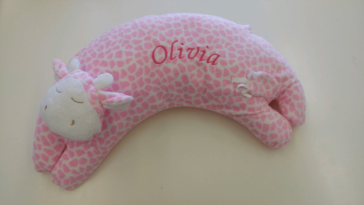 Angel Dear Pink Giraffe Pillow Pal - Makaboo.com