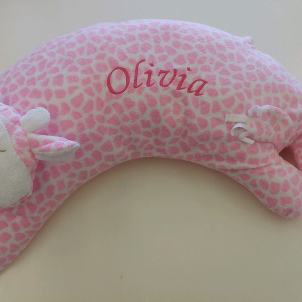 Angel Dear Pink Giraffe Pillow Pal - Makaboo.com
