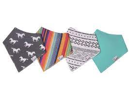 Copper Pearl Bandana Bibs (set of 4) - Westyn - Makaboo.com