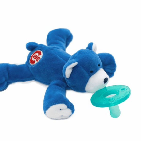 WubbaNub MLB Pacifier Chicago Cubs Bear - Makaboo.com