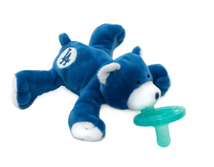 WubbaNub MLB Pacifier LA Dodgers Bear - Makaboo.com