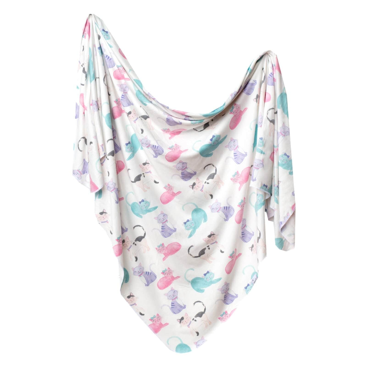 Personalized Copper Pearl Knit Swaddle Blanket Sassy