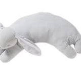 Personalized Angel Dear Pillow Pal - Grey Bunny - Makaboo.com