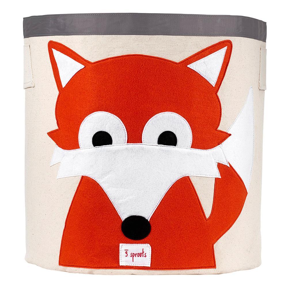 3 Sprouts Storage Bin - Fox - Makaboo.com