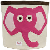 3 Sprouts Storage Bin - Pink Elephant - Makaboo.com