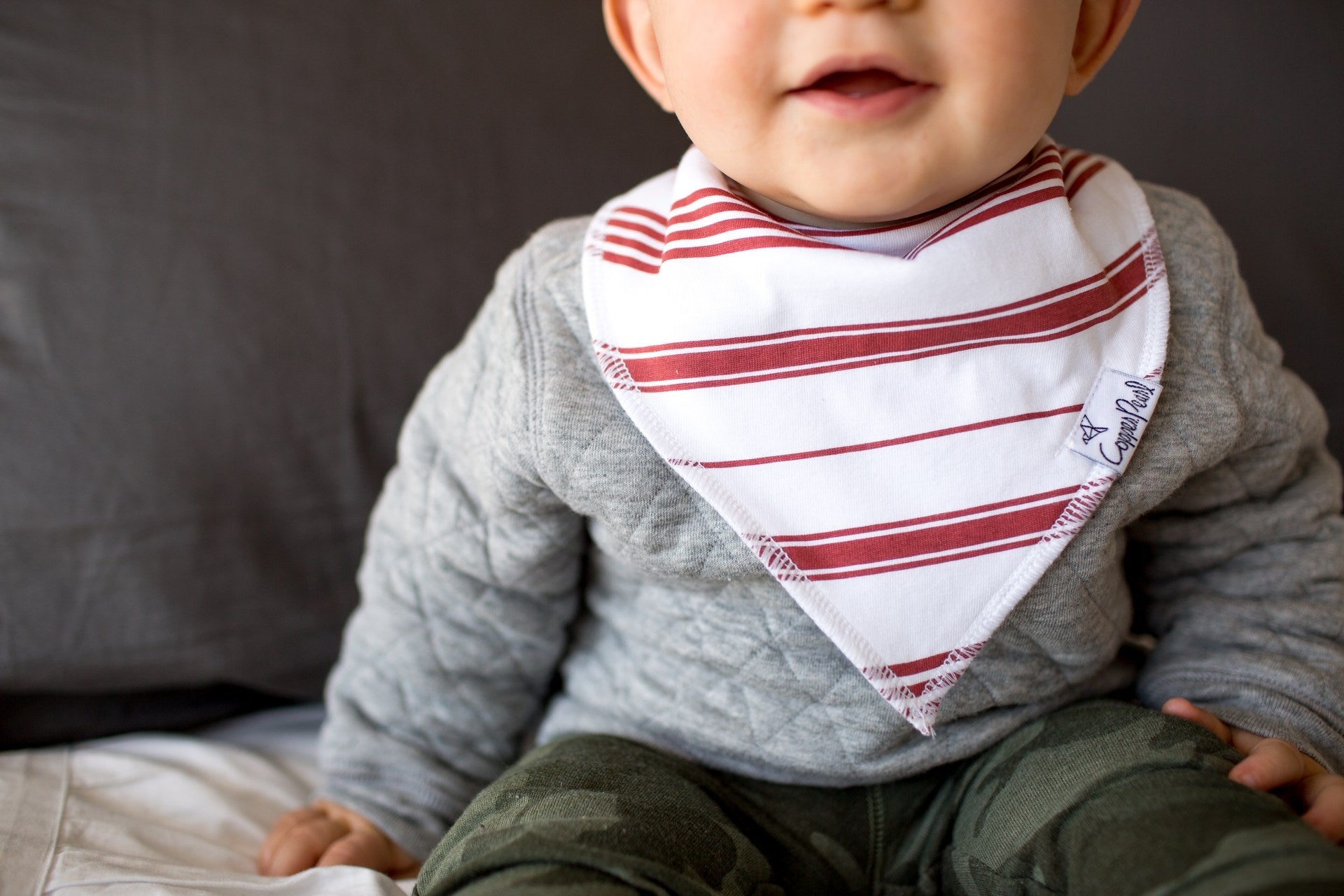 Copper Pearl Bandana Bibs (set of 4) - Apollo - Makaboo.com