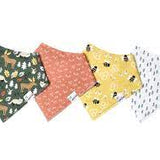 Copper Pearl Bandana Bibs (set of 4) - Atwood - Makaboo.com
