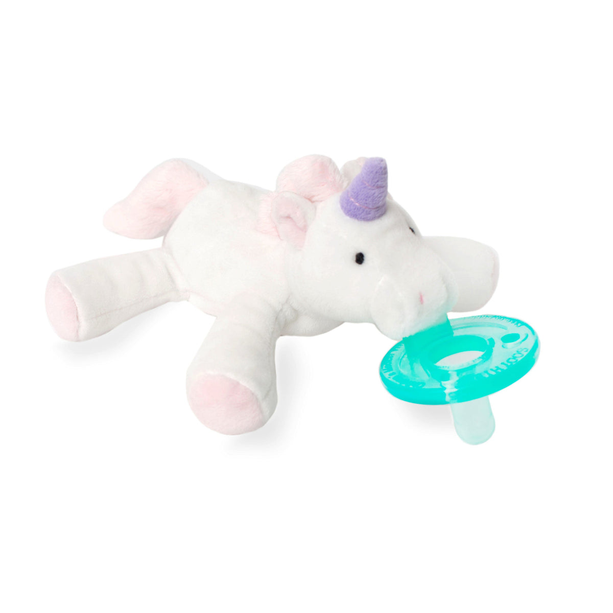 WubbaNub Pacifier White Unicorn - Makaboo.com