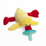 WubbaNub Pacifier Baby Yellow Duck w/ Red Feet - Makaboo.com