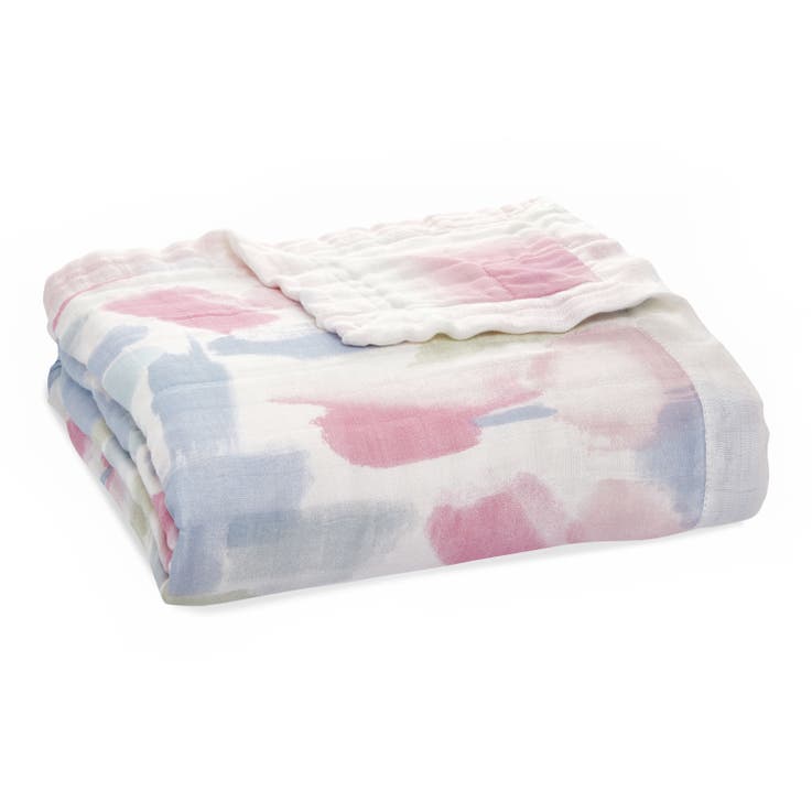 aden + anais Silky Soft Dream Blanket  47" x 47" – Florentine Painterly - Makaboo.com