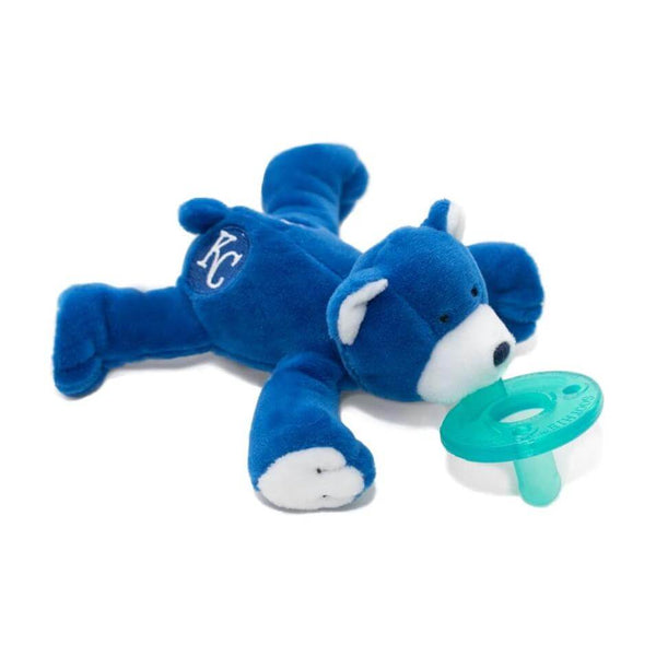 WubbaNub MLB Pacifier KC Royals Bear - Makaboo.com