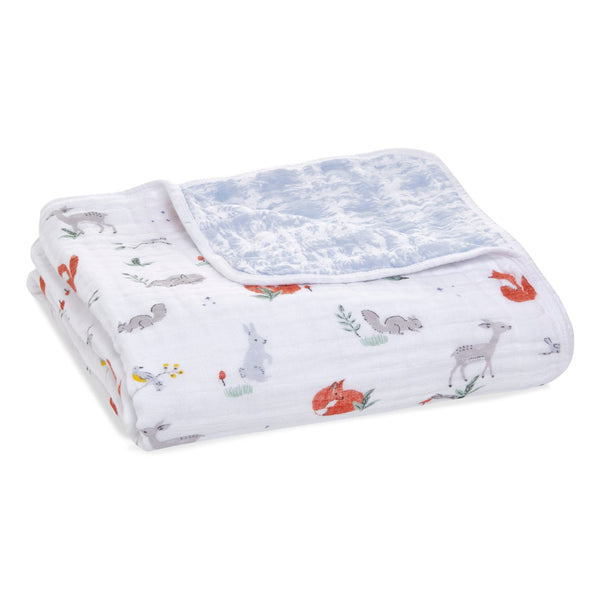 aden + anais Cotton Muslin Dream Blanket  47" x 47" – Naturally Eco Forest - Makaboo.com