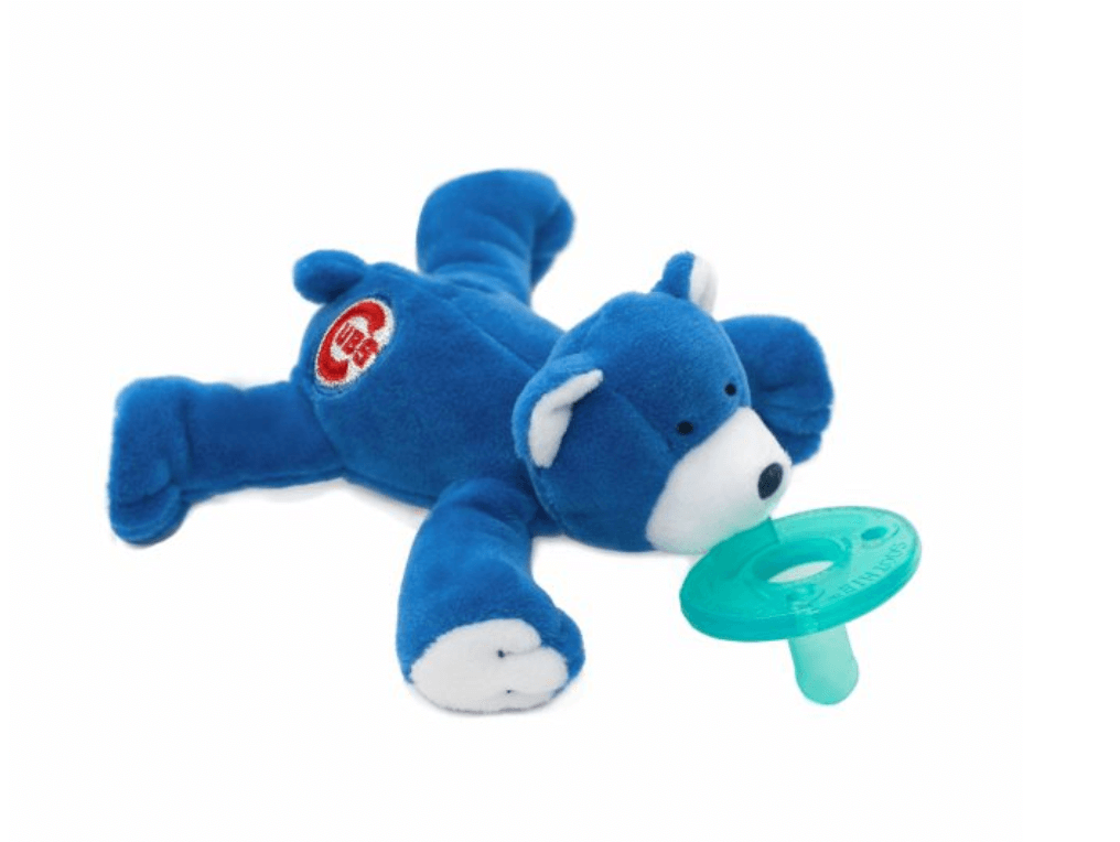WubbaNub MLB Pacifier Chicago Cubs Bear - Makaboo.com