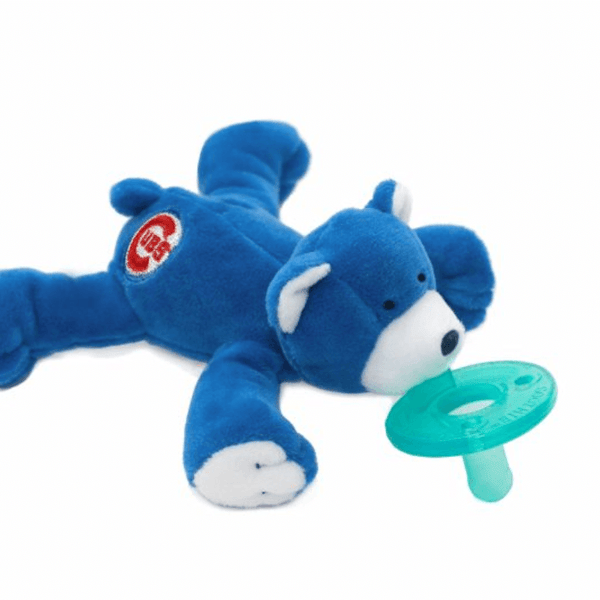 WubbaNub MLB Pacifier Chicago Cubs Bear - Makaboo.com