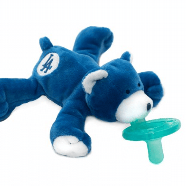 WubbaNub MLB Pacifier LA Dodgers Bear - Makaboo.com