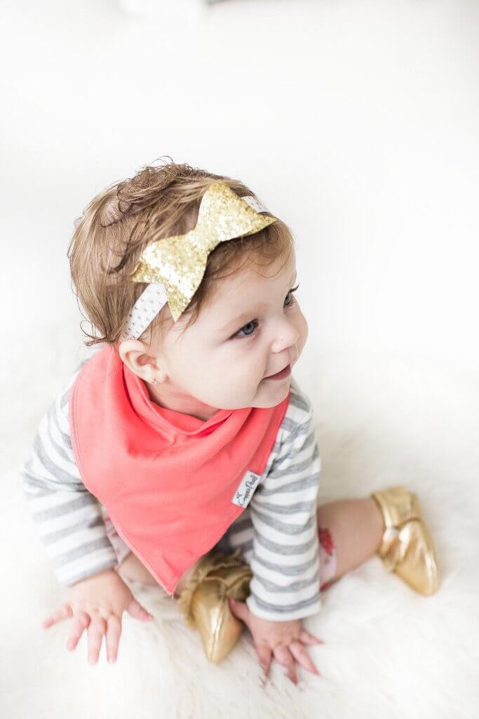 Copper Pearl Bandana Bibs (set of 4) - Jewel - Makaboo.com
