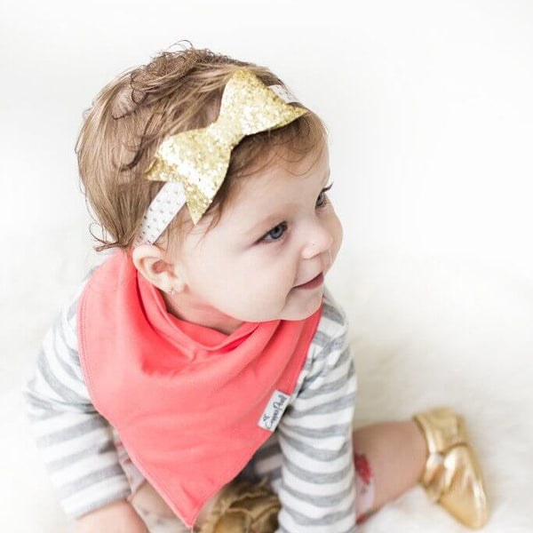 Copper Pearl Bandana Bibs (set of 4) - Jewel - Makaboo.com
