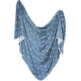 Copper Pearl Knit Swaddle Blanket North - Makaboo.com